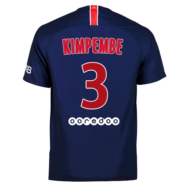 Camiseta Paris Saint Germain 1ª Kimpembe 2018-2019 Azul